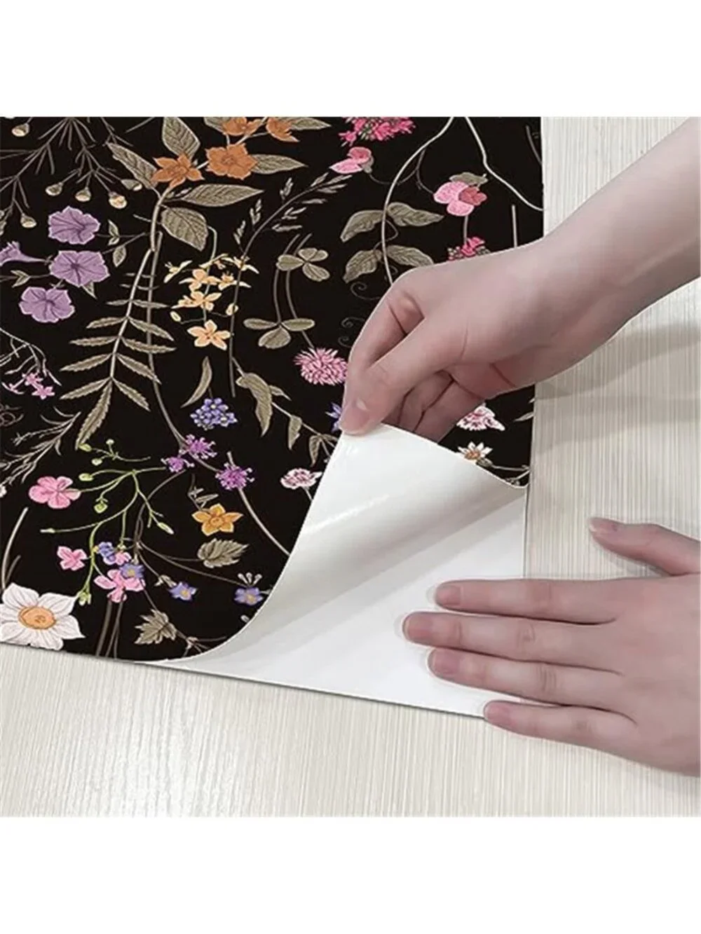 Floral Wallpaper Peel and Stick- Farm Wildwood Daisy Flower Stick on Wallpaper